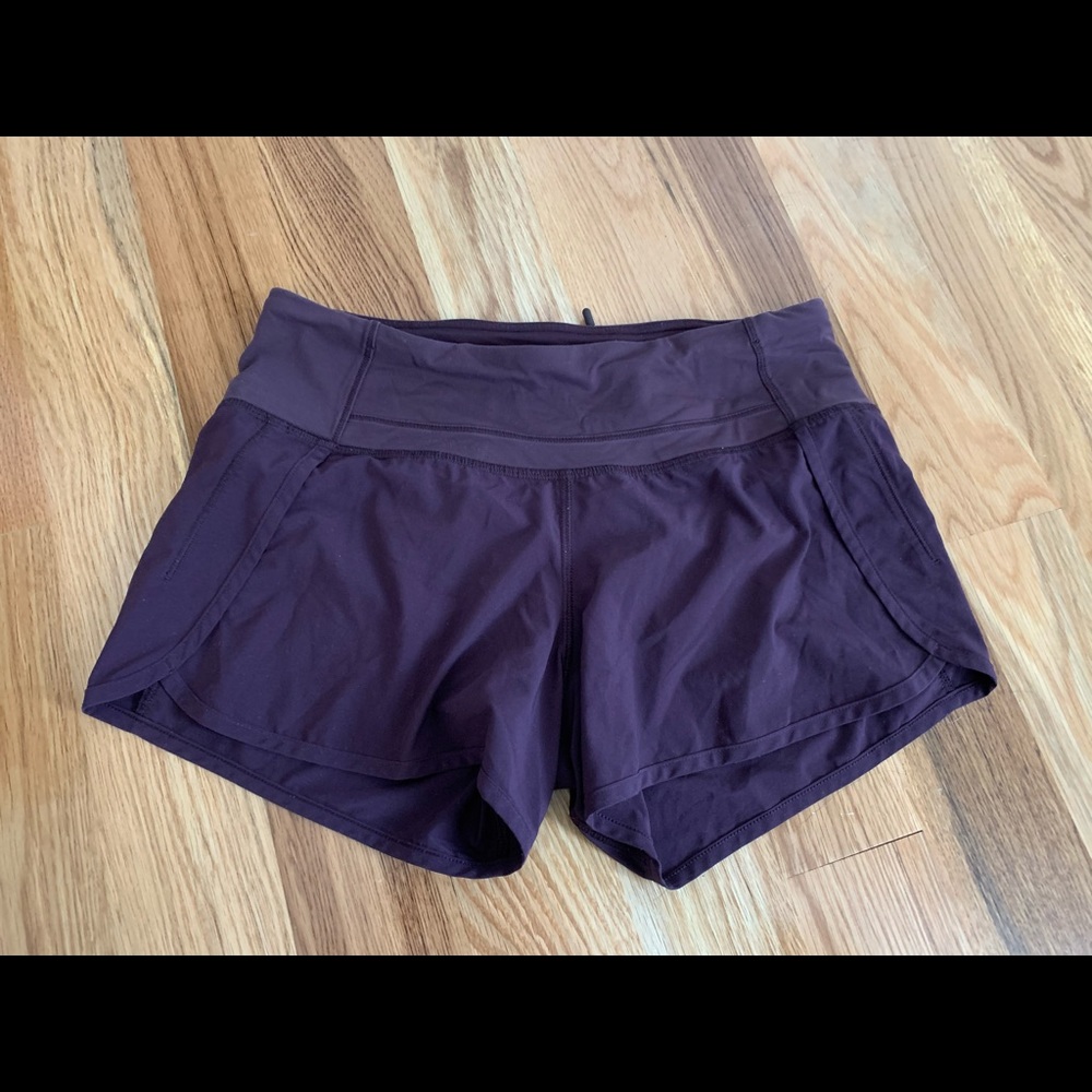 Dark Purple Lululemon Running Shorts